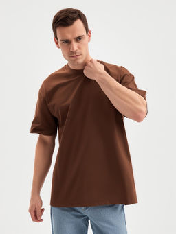 Футболка мужская MINAKU: Moments, размер 42-44, коричневая