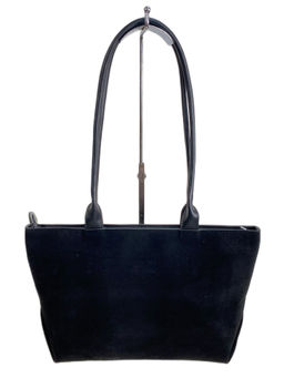 Женская сумка из искусственной замши, цвет черный - Greta фото 2