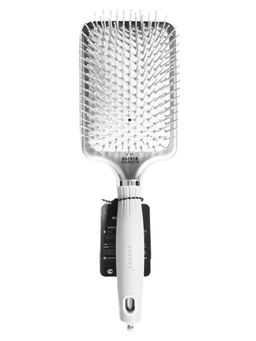 Olivia Garden Массажная щётка для волос / Expert Care Rectangular L, серебристый