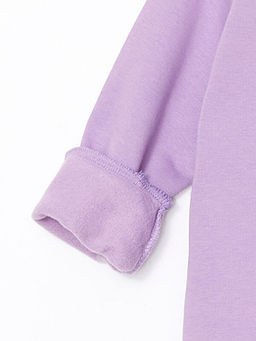 Bisiklet Yaka Bask?l? K?z ?ocuk Sweatshirt - Waikiki фото 3