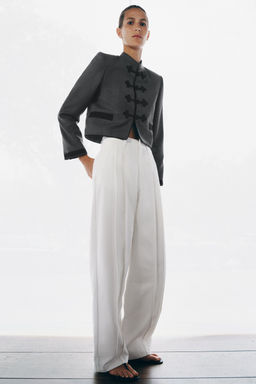 PANTAL?N BARREL ZW COLLECTION / Blanco