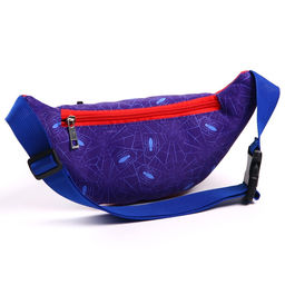 Сумка поясная детская для мальчика, два кармана, 25×6×13 см, Человек-паук