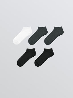 D?z Erkek Patik ?orap 5li