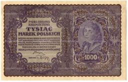 1000 марок 1919 года Польша