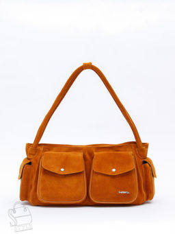 Сумка женская кожаная 91181MSS caramel Velina Fabbiano-Safenta