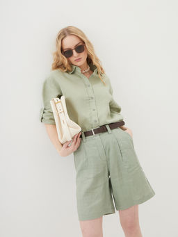 Женские льняные Шорты - Mossmore фото 7