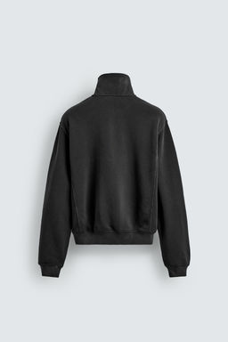 SUDADERA CUELLO CREMALLERA CINTA AARON LEVINE X ZARA / Negro  фото 8
