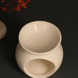 Аромалампа для эфирных масел Антистресс, керамика, белая, 7.2?7.2?7.8 см - Simaland фото 7