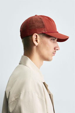 MESH CAP WITH DRAWSTRING - Zara фото 2