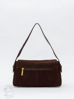 Сумка женская кожаная 1103M coffee Polina&Eiterou