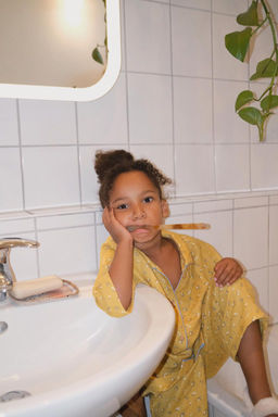 6-14/ FLORAL SHIRT PYJAMAS