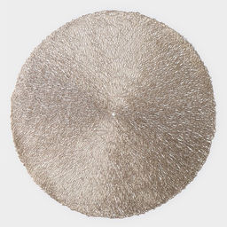 Салфетки сервировочные на стол Доляна «Соломка», d=38 см, 4 шт., золотые