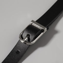 Ручка для сумки из натуральной кожи, регулируемая, с карабинами, 60 2 см 1,2 см, цвет чёрный/серебряный - Арт узор фото 5