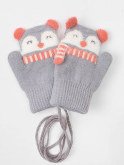 Варежки детские на шнурке Kim Lin