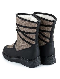 Сапоги унты женские войлочные Вьюга, литая подошва