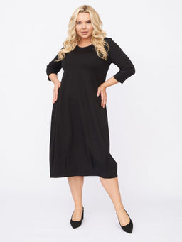 Платье из плотного трикотажа ZPP14006BLK01 - Артесса фото 6