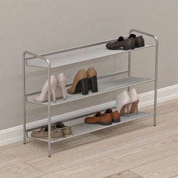 Подставка для обуви 3-х полочная "Женева 33" (графит)