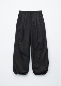 Pantalones de perneras anchas con cord?n de ajuste - H&m фото 3