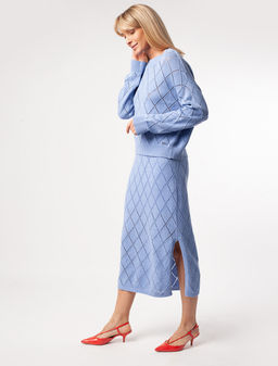 VILATTE / Вязаная юбка на подкладке  фото 5