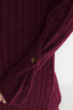 Vizon Fitilli Genis Kal?p Triko Alt-Ust Tak?m TWOAW22AU0039 - Trendyolmilla фото 11