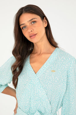 Женское мятное тканое платье - U.s. polo assn фото 2