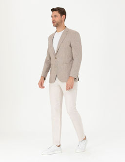 Bej Slim Fit Kuma_ Pantolon - Pierre cardin фото 3