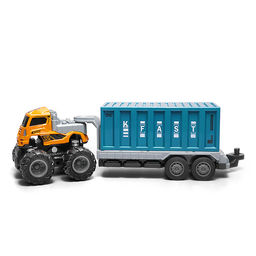 Машина "Двухзвенный прицеп" 1:43 в коробке