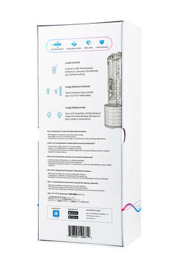 Мастурбатор нереалистичный LOVENSE Max 2, TPE, белый, 24 см