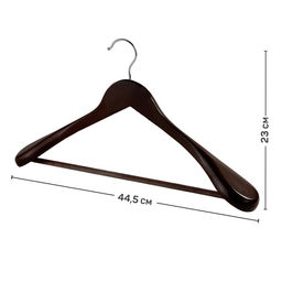 Набор вешалок дерев., 2 шт., с расшир. плеч., 44.5*23*5.8 см, JAPANESE WHITE, шт - Valiant фото 24