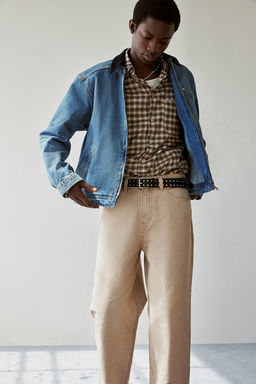 Pantalon de lona Baggy - H&m фото 3