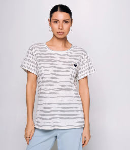 Футболка #КТ9101 (2), синий, белый