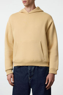 TRENDYOL MAN Antrasit Oversize/Genis Kesim S?rt? Nak?s Detayl? Kapusonlu Sweatshirt TMNAW25SW00142 - Trendyolmilla фото 64