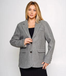 Пиджак #КТ55757, серый