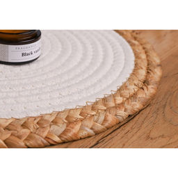 Салфетка сервировочная на стол Доляна «Мэг», d=30 см, белая