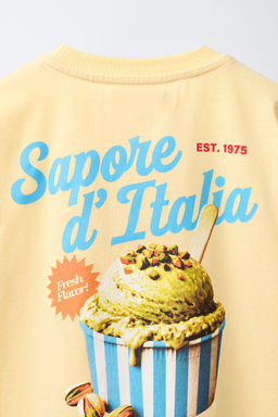 CAMISETA ESTAMPADO / Pistacho