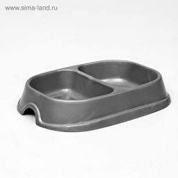 Цена за 3 шт. Миска 2200 мл, серая - Simaland фото 2