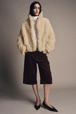 FAUX SHEARLING JACKET ZW COLLECTION