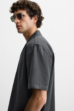 COTTON - LINEN SHIRT - Zara фото 6