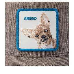 Бейсболка GOORIN BROTHERS арт. 101-2017 (коричневый / серый)  фото 4