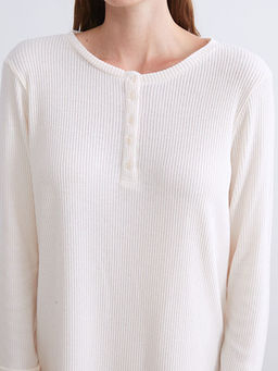 Bisiklet Yaka Kad?n Gecelik