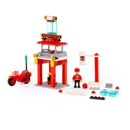 Конструктор Классик Пожарная служба-1.8 (86 элементов) (в коробке) - Полесье фото 8