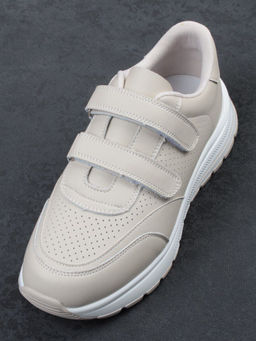 03-YH516-2 DK. BEIGE Кроссовки женские (натуральная кожа)