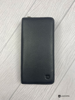 LACCOMA клатч 1-162-96-черный натуральная кожа полиэстер