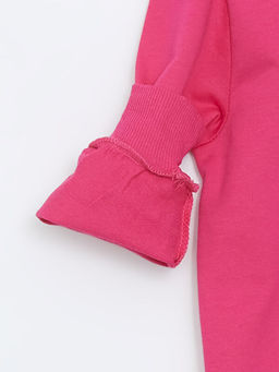 Bisiklet Yaka Bask?l? K?z Bebek Sweatshirt - Waikiki фото 2