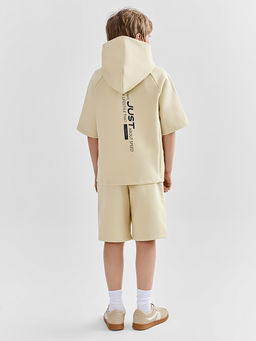 Комплект для мальчиков бежевый оверсайз - Mark formelle фото 2