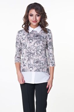 VALENTINA Блузка Баффи (цветы) №1  фото 2