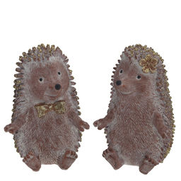 Фигурка декоративная "Ежик", L8 W7 H11,5 см, 2в.