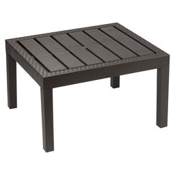 Стол садовый «Ротанг», пластик, 55×65×38 см, мокко