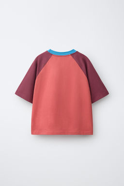 CAMISETA MANGA RANGL?N ESTAMPADA TEXTO / Rosa - Zara фото 5