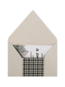 Цена за 5 шт. Конверт для денег с открыткой и наклейкой «С днём рождения», акварельный картон, 16×11 см